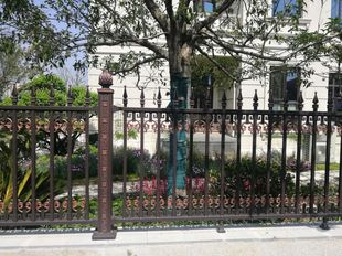 围拦铝合金铝艺大门铸铝别墅围栏围墙栏杆栅栏阳台护拦护栏吕合金