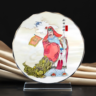 北路财神利市仙官姚少司偏财神水晶摆台家里迎祥纳福供奉摆件定制