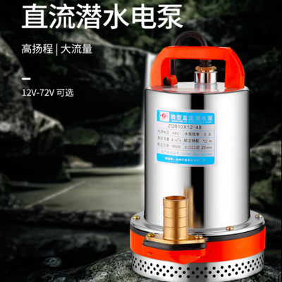 24V微型增压泵小型48V60v自吸抽水高压水泵家用净水机直流抽水机