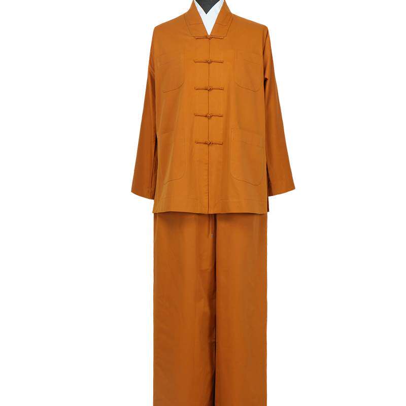 新款善之缘短褂套装纯棉秋冬僧人僧服舒适居士服保暖舒适领僧袍男