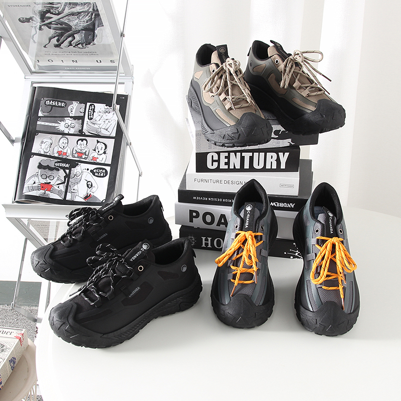 男士秋季户外防滑徒步运动鞋时尚登山鞋