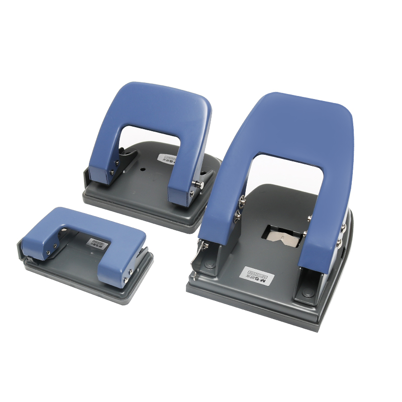 晨光省力两孔打孔机孔距80mm打洞机文具装订打孔机92648双孔经久耐用穿透力强孔距6mm入纸深度12mm打孔器