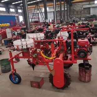 辣椒栽苗移植器自走式移栽机红薯玉米秧苗移栽机药草甘菊移栽机