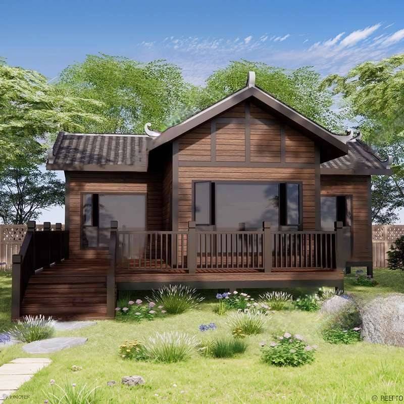 户外组装木屋移动别墅景区露营防腐木住人树屋网红民宿农庄木房子