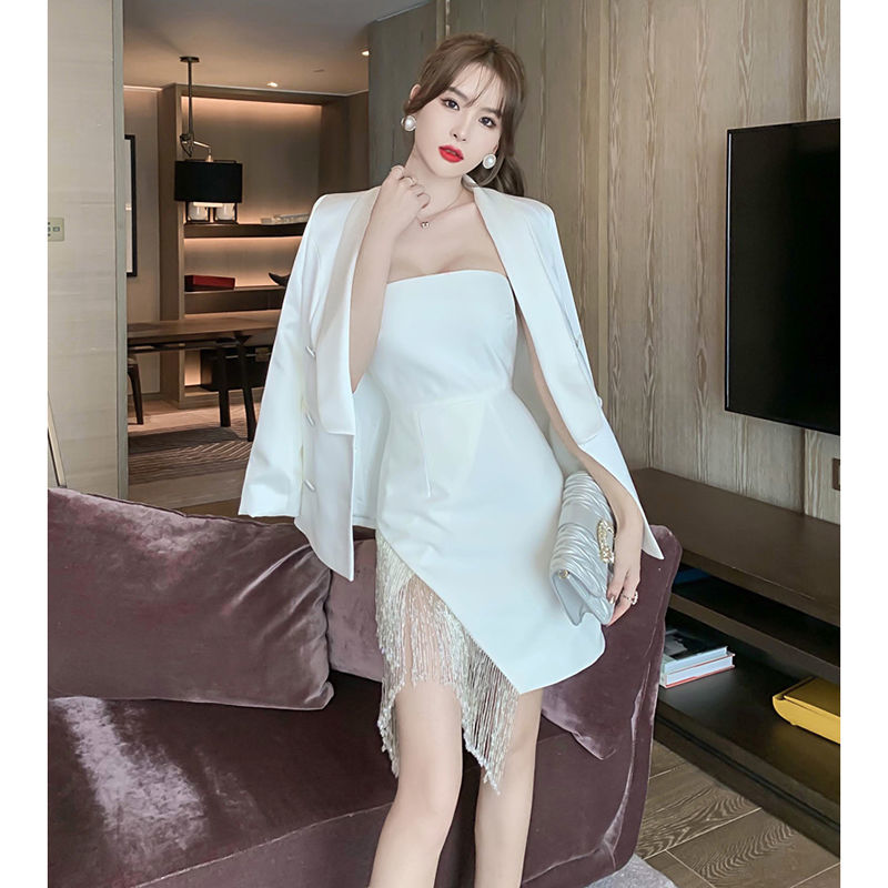 小西装外套休闲百搭网红西服女春时尚套装