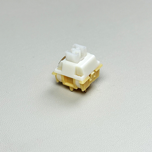 奶橙轴导光柱五脚厂润线性轴体麻将音HiFi声防尘壁客制化热插拔