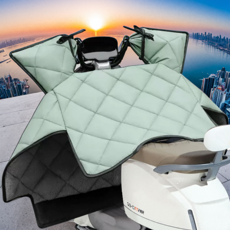 爱玛爱朵QB50电动车挡风被冬季