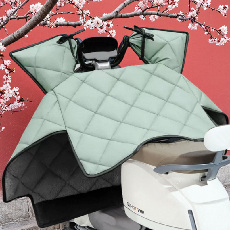 绿源moda8电动车挡风被冬季通用
