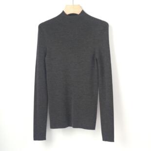 显瘦48支精纺可机洗羊毛半高领25007 时尚 小李不讲李呀