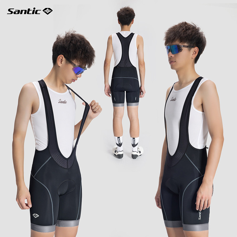 Santic森地客夏季骑行服背带裤自行车骑行服吊带短裤男官方正品