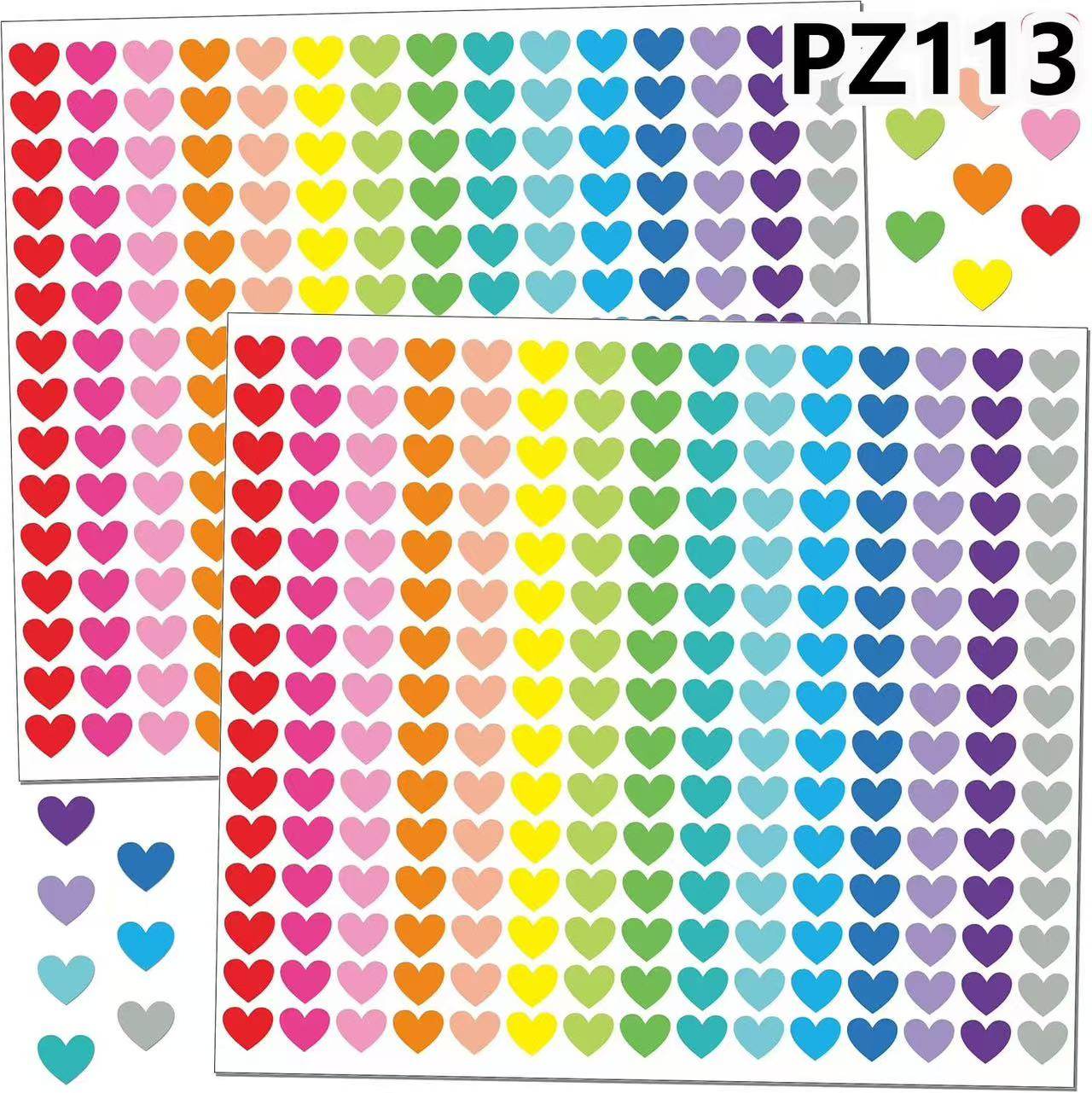 10张/包彩色爱心贴纸礼品包装装饰迷你心形diy小贴画,文具电教/文化用品/商务用品,贴纸/立体贴纸,淘宝优惠券,粉丝福利购,淘宝优惠卷