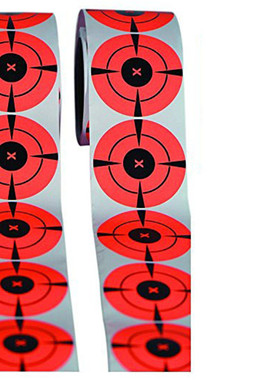 粘贴醒目靶纸一卷125张全国包邮纤维维靶EVA靶飞靶弓箭靶贴纸装饰