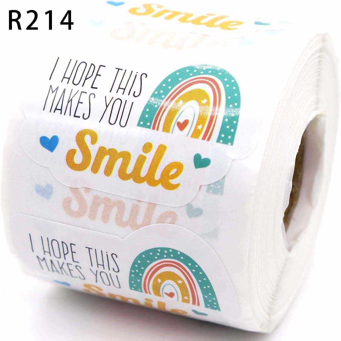 500贴/卷异形彩虹贴纸”我希望它会让你微笑“创意商业装饰标签贴,文具电教/文化用品/商务用品,贴纸/立体贴纸,淘宝优惠券,粉丝福利购,淘宝优惠卷