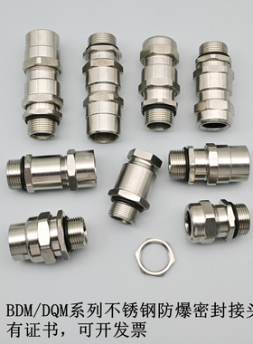 BDM系列不锈钢防爆密封接头 格兰头填料函可定制 型号BDNEFGH现货