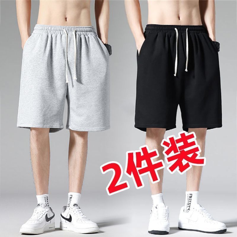 夏季短裤男士潮牌大码休闲裤衩宽松韩版薄款运动美式复古五分裤子
