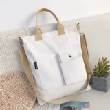 Сумка через плечо, универсальная вместительная и большая сумка на одно плечо, тканевый мешок, коллекция 2023, в корейском стиле