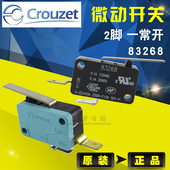 带杆 Crouzet 微动轻触开关 83268 1常开 法国原装 2脚 进口高诺斯