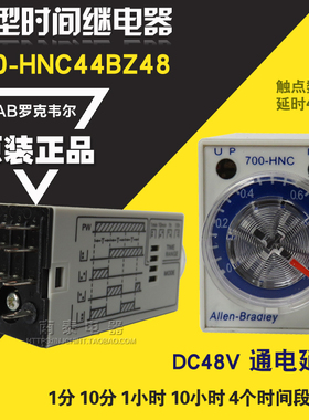 原装AB罗克韦尔700-HNC44BZ48 1M10分1H10小时 DC48V 14脚 H3YN-4