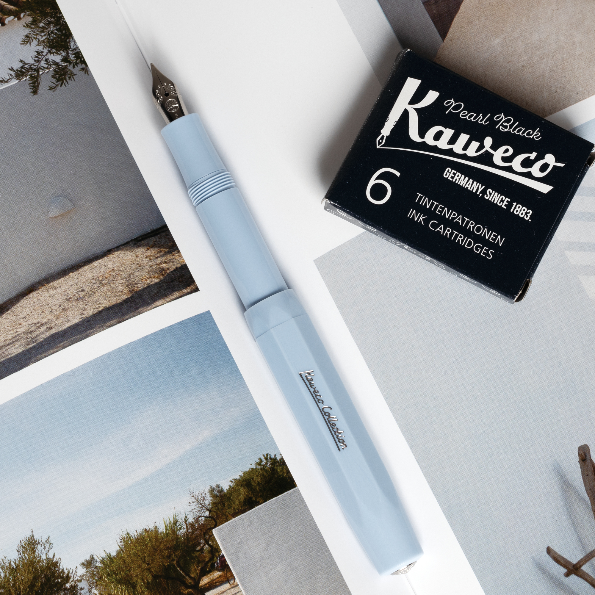 德国Kaweco Collectors收藏系列2022年限量发售色奶油蓝 文具电教/文化用品/商务用品 钢笔 原图主图