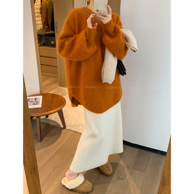 爱情魔鬼鱼慵懒风针织衫女上衣