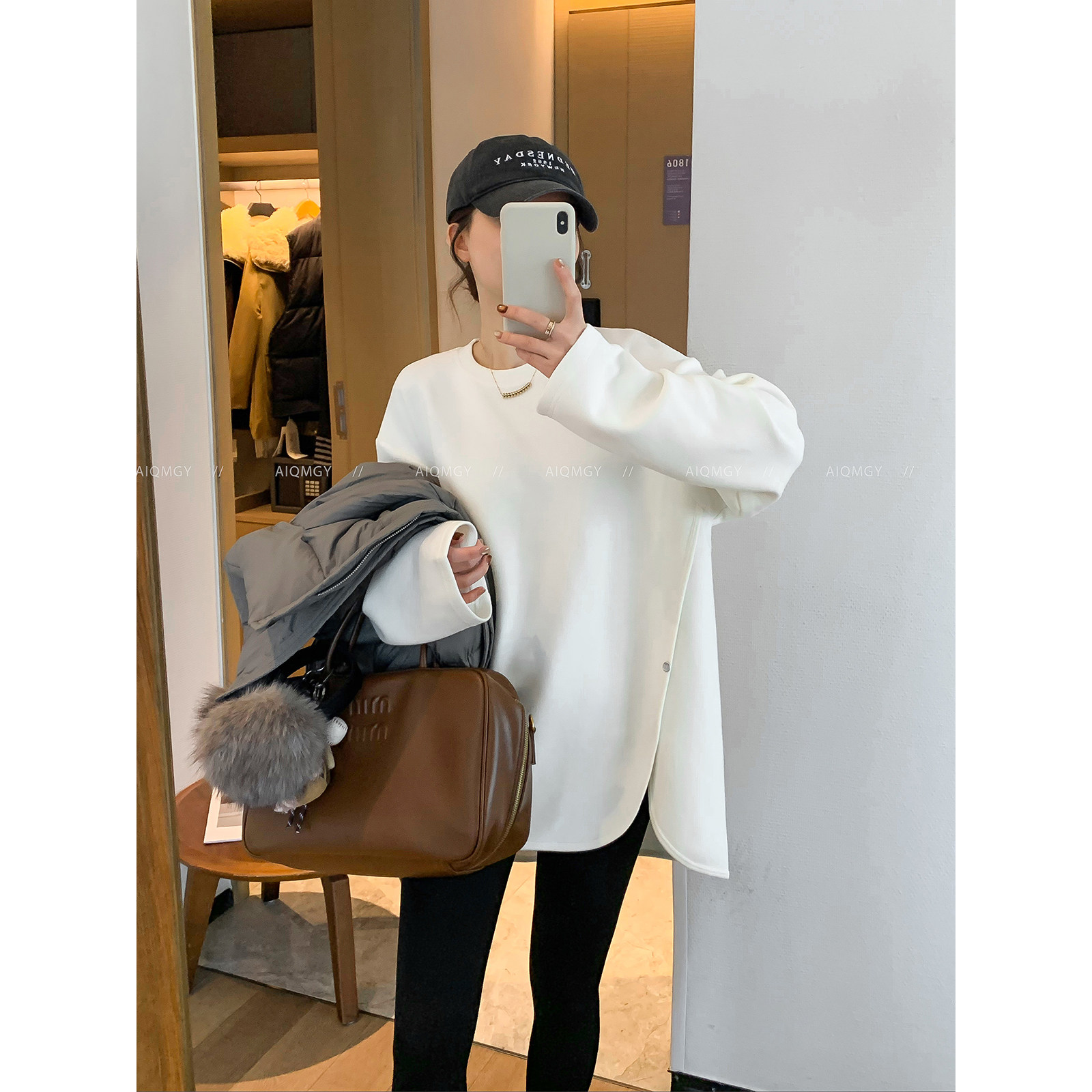 爱情魔鬼鱼 百搭长袖T恤女2025冬季新款内搭女装双面绒上衣打底衫,女装/女士精品,T恤,淘宝优惠券,粉丝福利购,淘宝优惠卷