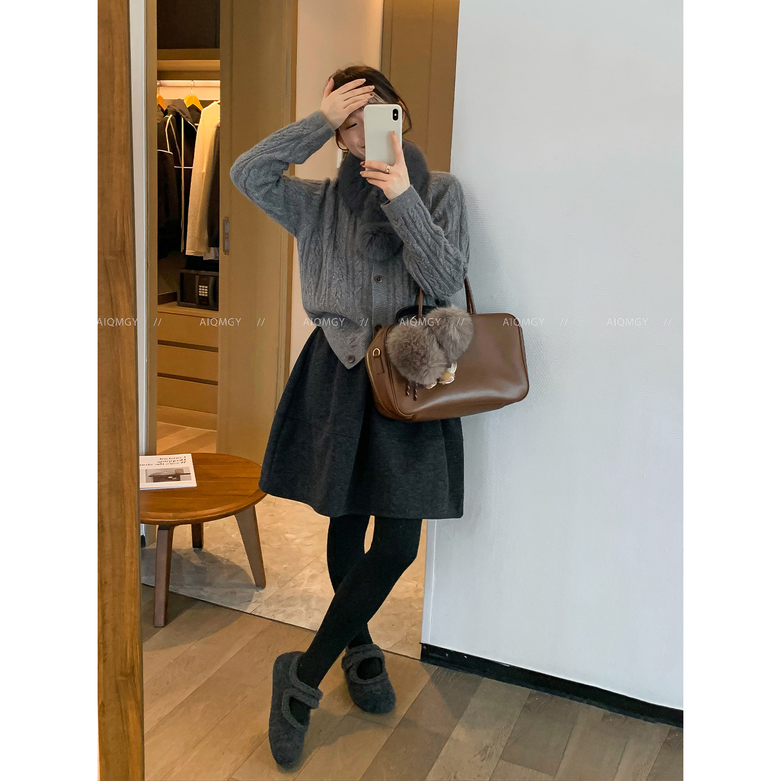 爱情魔鬼鱼 麻花羊毛针织开衫女2025年冬季新款加厚保暖百搭上衣,女装/女士精品,毛针织衫,淘宝优惠券,粉丝福利购,淘宝优惠卷