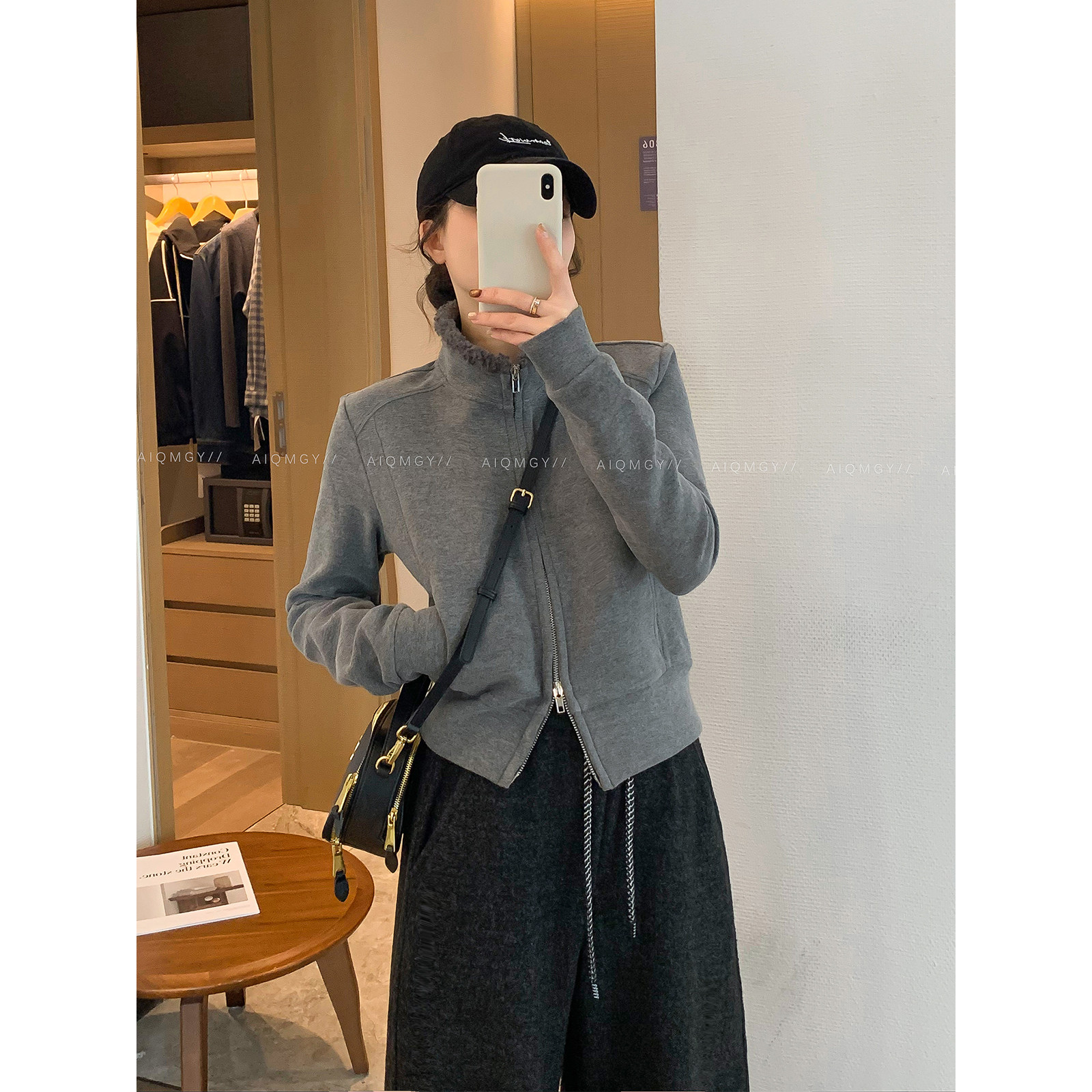 爱情魔鬼鱼 毛绒立领拉链卫衣外套女2025年冬季新款百搭开衫上衣,女装/女士精品,卫衣/绒衫,淘宝优惠券,粉丝福利购,淘宝优惠卷