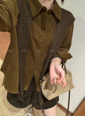 爱情魔鬼鱼工装衬衫女上衣
