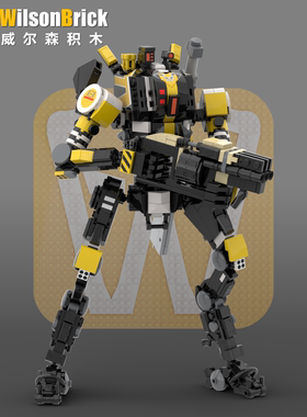 【威尔森原创】积木MOC泰坦陨落APEX艾许Ash浪人