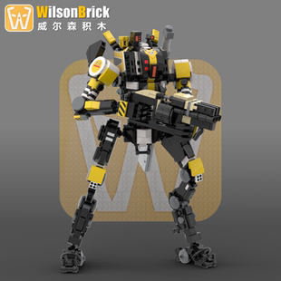 【威尔森原创】积木MOC泰坦陨落APEX艾许Ash浪人