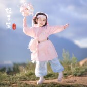 儿童日常可穿六一表演服 领袍汉服女童2026新款 儿童汉服春季 新款