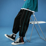 主推款！现货！2021春夏港风休闲裤大码宽松休闲束脚裤K1508P45，男装休闲裤，星座1602（原101B）