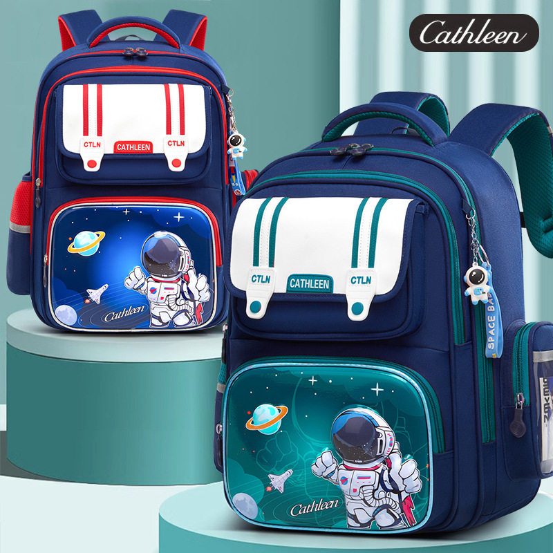 新款小学生书包男孩一二三四五六年级女童减负护脊卡通儿童双肩包