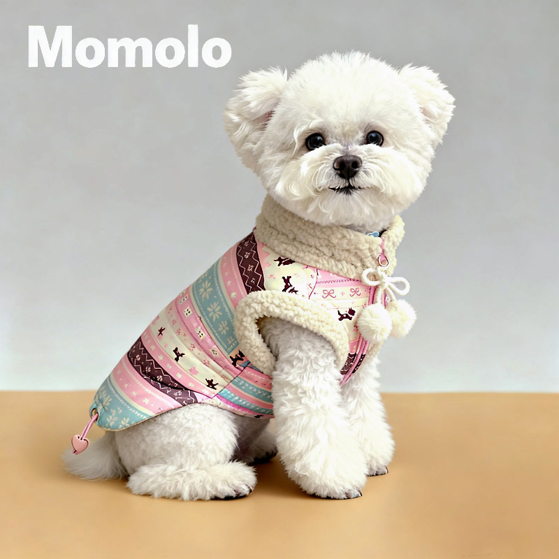 宠物羽绒服保暖防水加厚棉服马甲