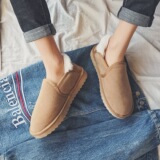 冬季男女面包鞋情侣加绒雪地靴学生保暖棉鞋LX13-P30，男装棉衣，星座1103