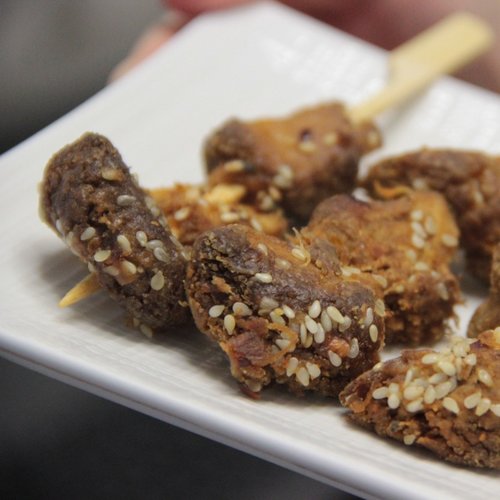 上上签猴头菇串烧烤串纯素可食