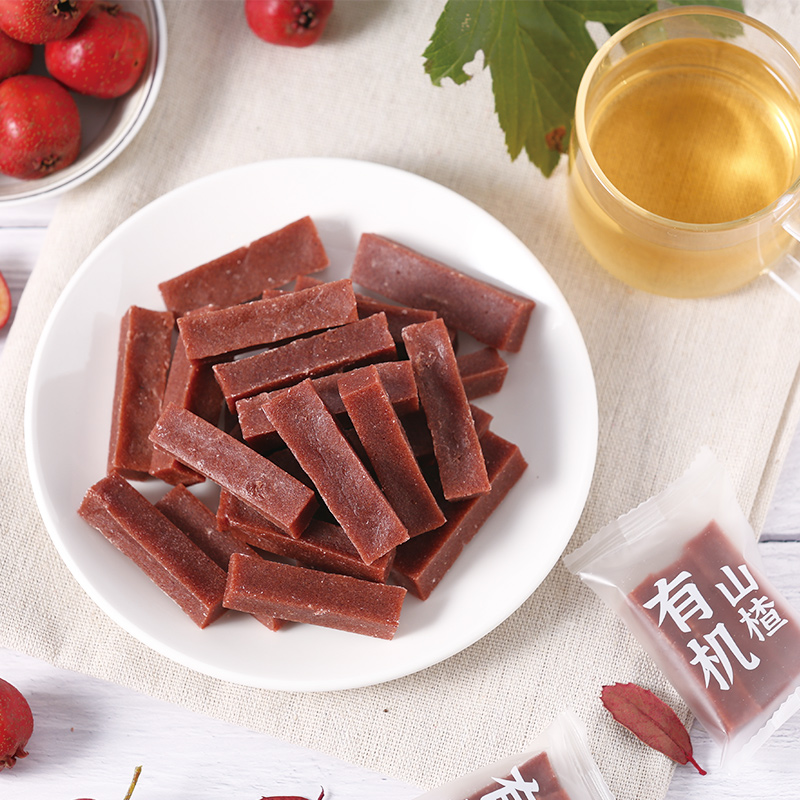 神栗有机山楂条酸甜清新独立装