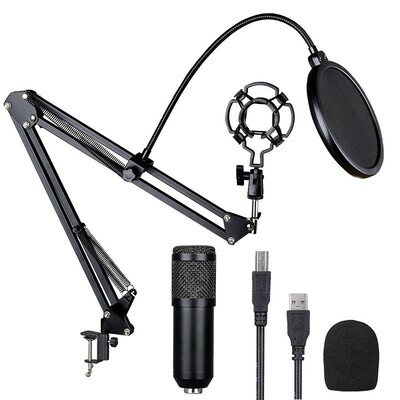 USB condenser microphone for live streaming电容麦克风直播