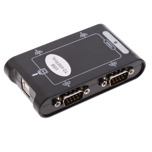 USB2.0 to RS232 4port  Serial DB9 COM Card