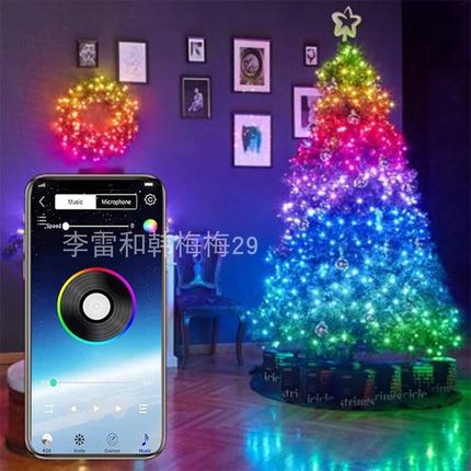 2024 USB LED String Light Bluetooth App Control String Lamp