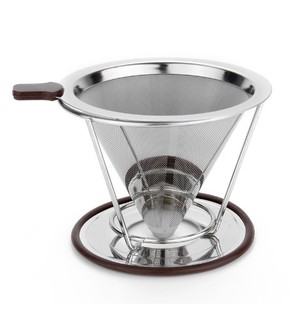 New Stainless Steel Paperless Pour Over Coffee Filter