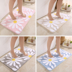 Flocking doormat kitchen absorbent mat bathroom anti-skid ma