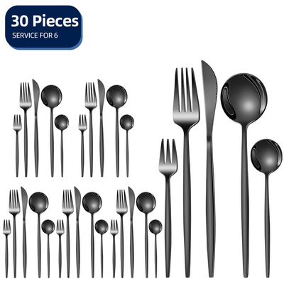 New 30pcs stainless steel tableware set from Portugal餐具