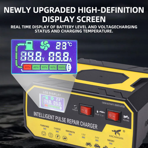 Car battery charger 12v24v universal intelligent repair