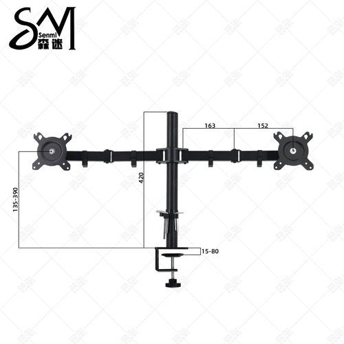 Monitor desktop stand 17-32 inch gas spring lift显示器支架
