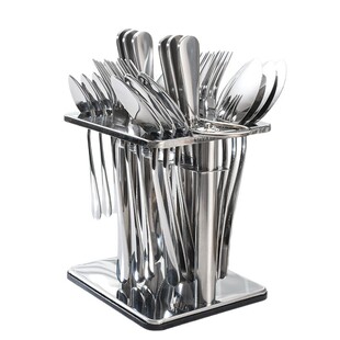 set piece Stainless rack餐具套装 cutlery storage steel