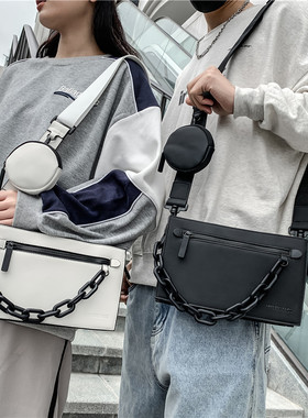 Trendy backpack men's chest bag ins personalized waist bag