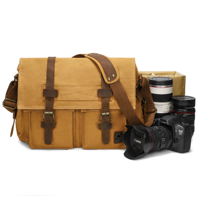 Canvas bag for DSLR photography digital camera bag单反相机包
