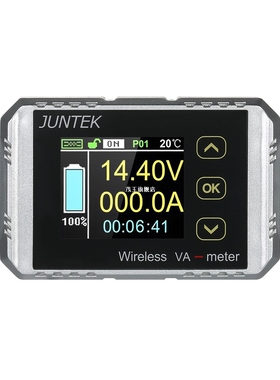 JUNTEK Wireless Digital voltmeter ammeter DC 0.01-100V 0.1-3
