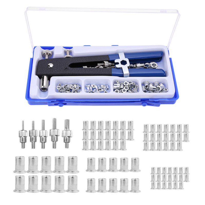 New 86pcs Hand Rivet Blind Heavy Weapon Nut Insert Threaded_虎窝淘